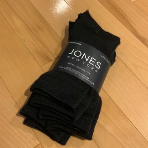 3 NWT Pack of Black Dress Socks - shoe size 4-10 / sock size 9-11